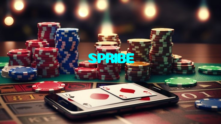 SPRIBE casino presented on mobile device in Pakistan with slots and live games